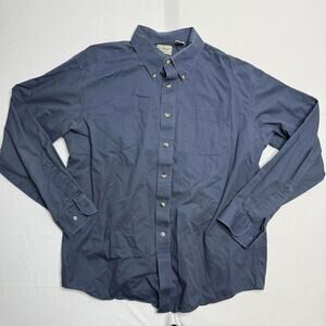 L.L. Bean Button-Up Shirt Size Large 100% Cotton